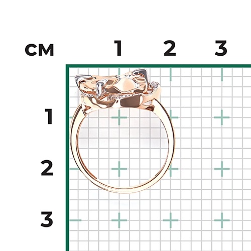 Кольцо из золота с камнем Топаз фото, цены