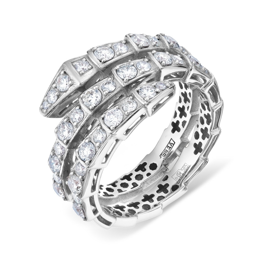 Кольцо из золота с камнем Бриллиант фото, цены