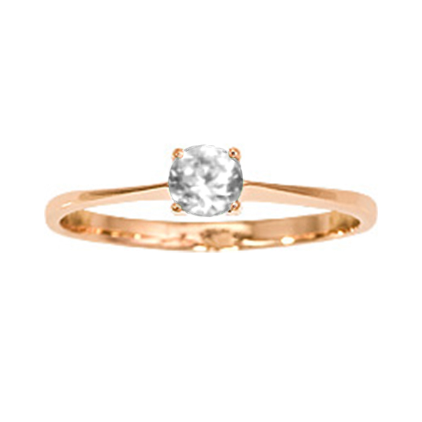 Кольцо из золота с камнем Фианит фото, цены