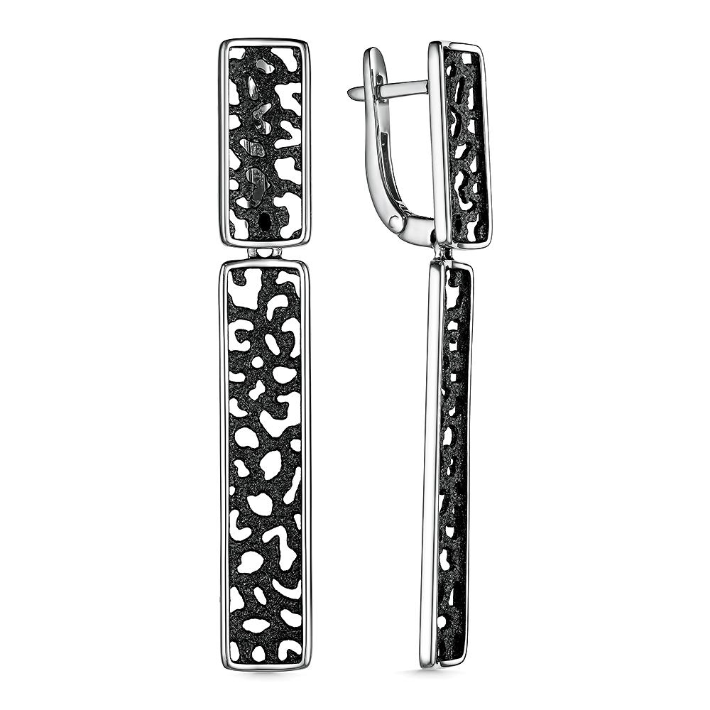 Серьги из серебра с камнем вставками эмали фото, цены