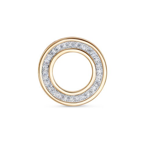 Подвеска из золота с камнем Фианит фото, цены