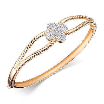 Браслет из золота с камнем Фианит фото, цены