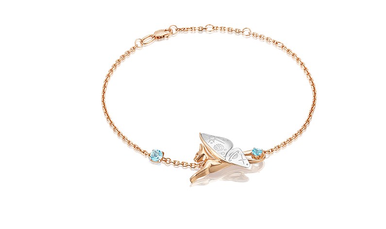 Браслет из золота с камнем Топаз фото, цены