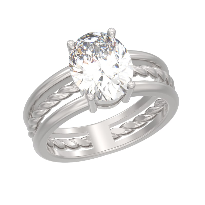 Кольцо из серебра с камнем Фианит фото, цены