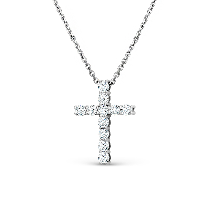 Колье из золота с камнем Бриллиант фото, цены