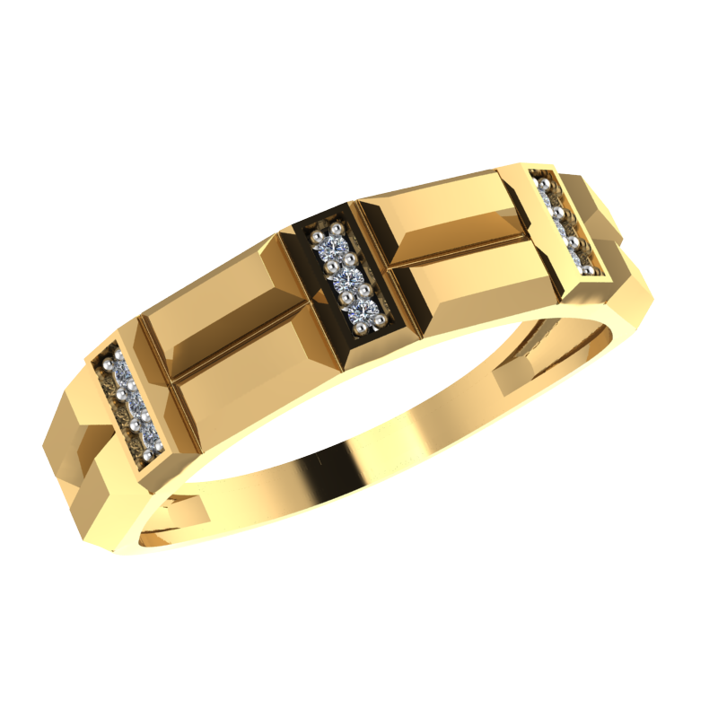 Кольцо из золота с камнем Фианит фото, цены