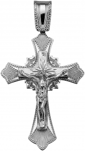 Крест из серебра фото, цены