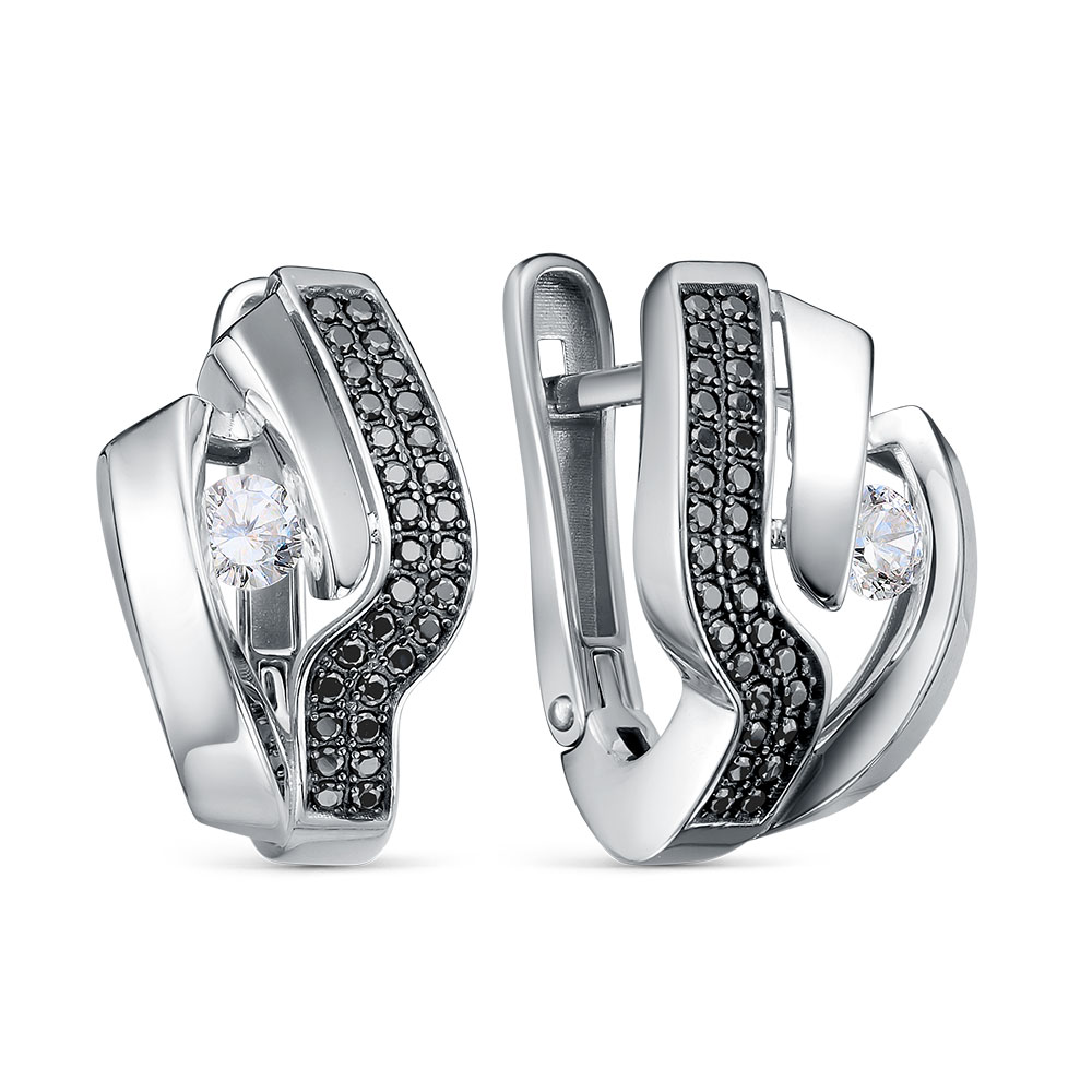 Серьги из золота с камнем Фианит,  фото, цены