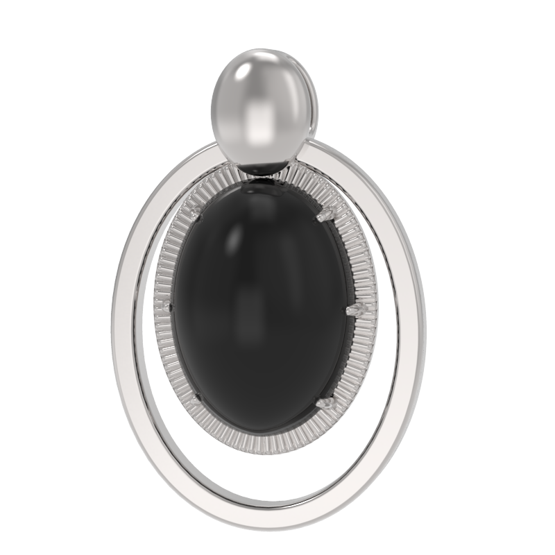 Подвеска из серебра с камнем Агат фото, цены