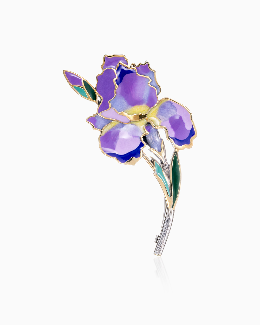 Брошь из серебра с камнем вставками эмали фото, цены