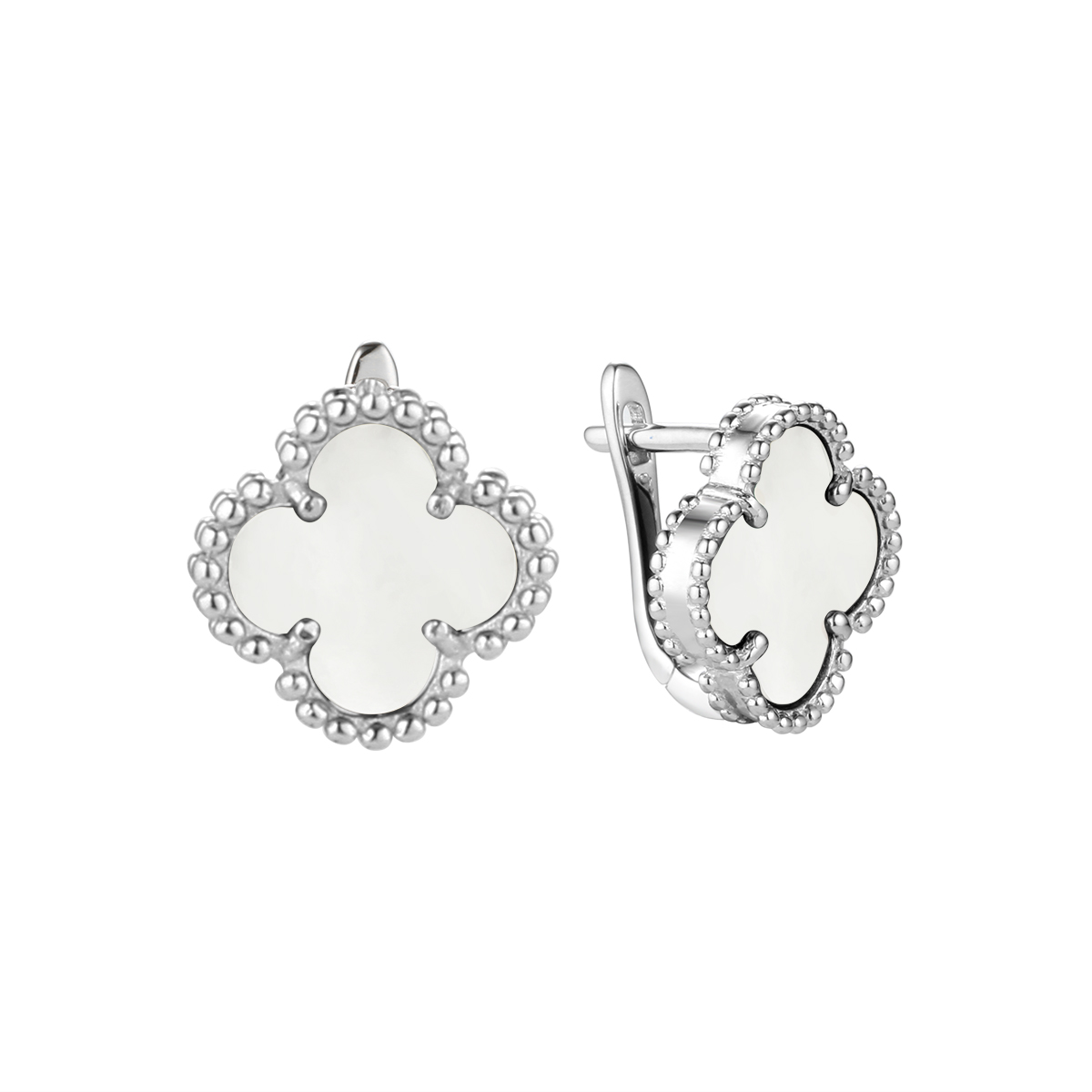 Серьги из серебра с камнем вставками керамики фото, цены