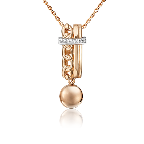 Подвеска из золота с камнем Топаз фото, цены