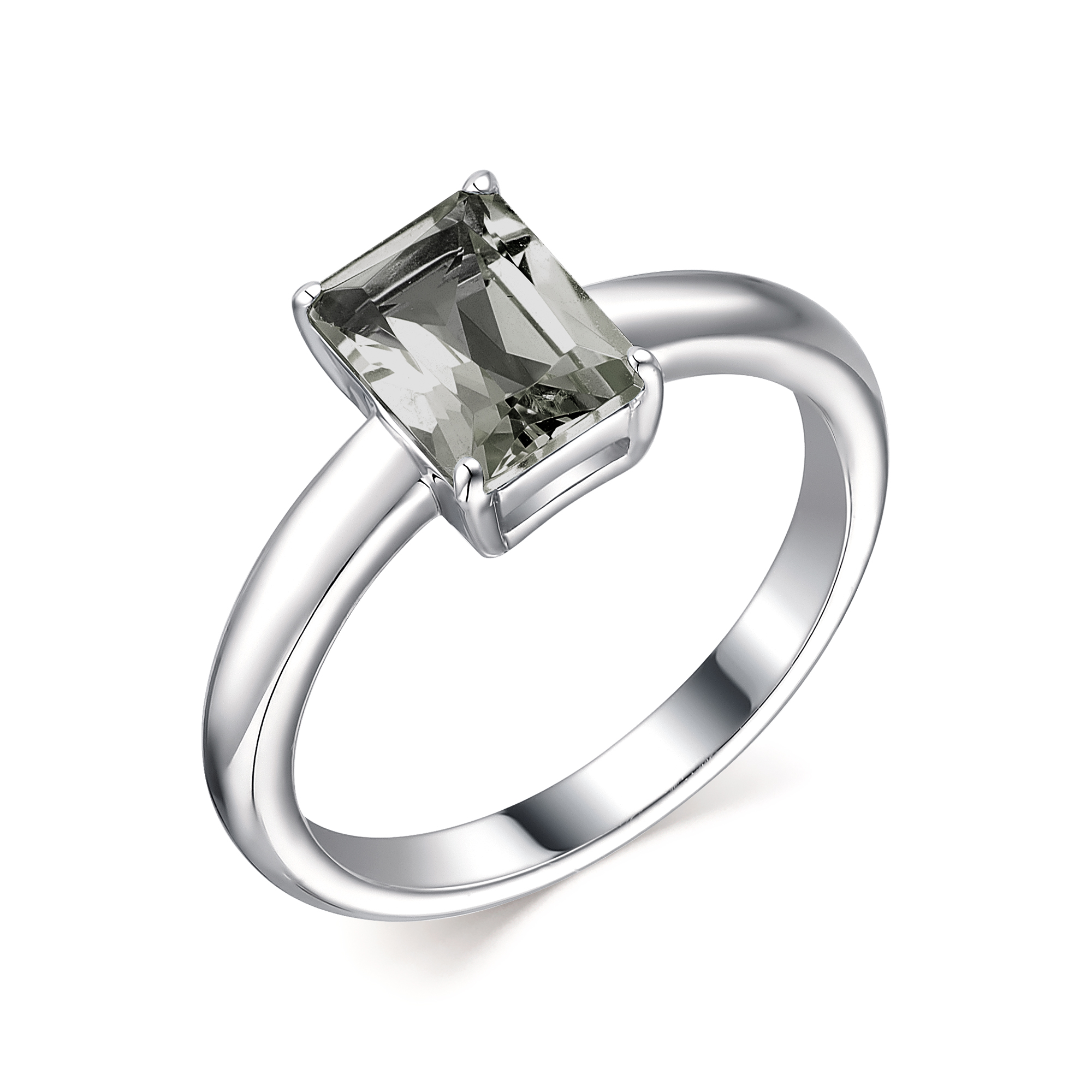 Кольцо из серебра с камнем Кристалл фото, цены