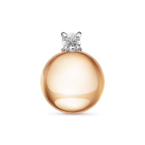 Подвеска из золота с камнем Фианит фото, цены