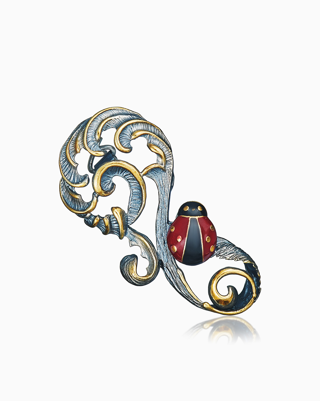 Брошь из серебра с камнем вставками эмали фото, цены