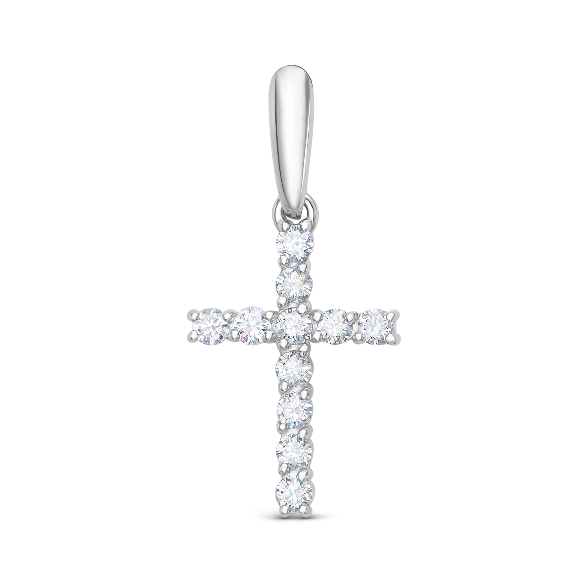 Подвеска из золота с камнем Бриллиант фото, цены