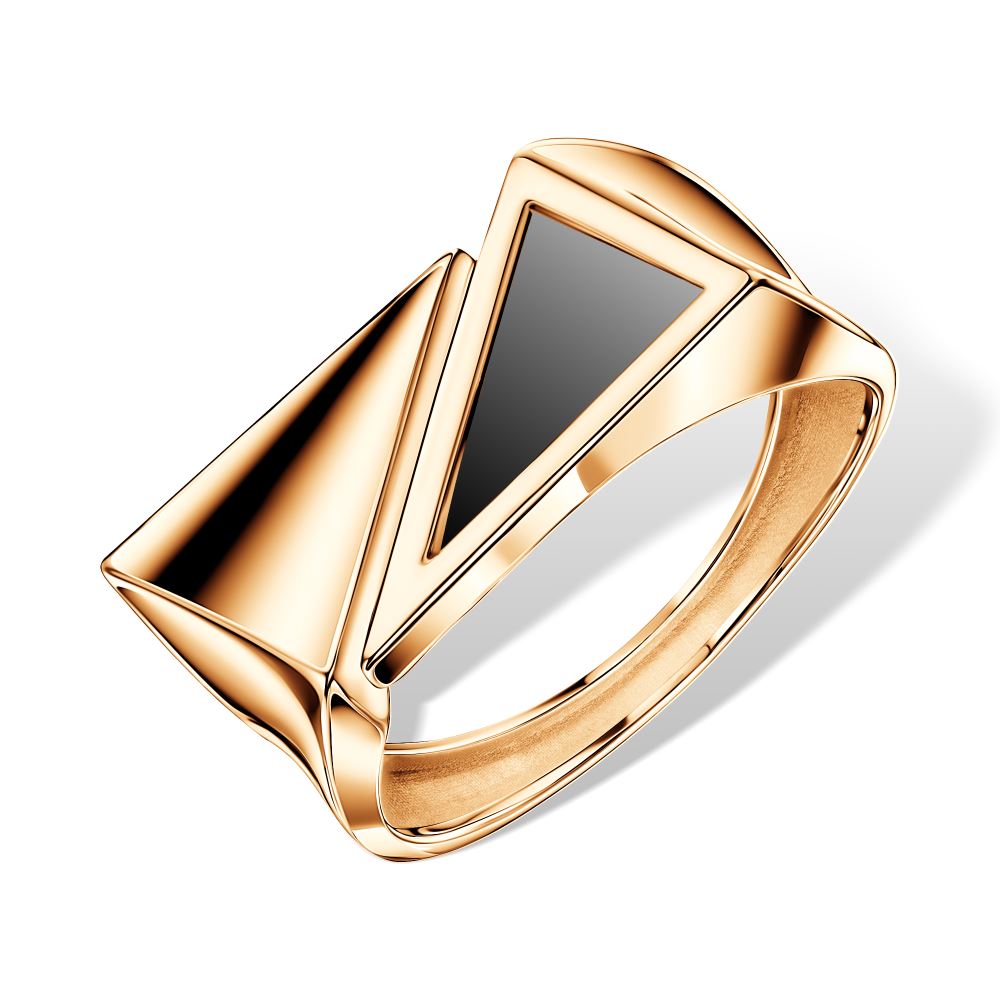 Кольцо из золота с камнем Фианит фото, цены