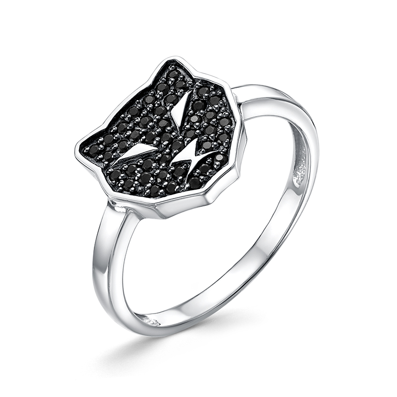 Кольцо из серебра с камнем Фианит фото, цены