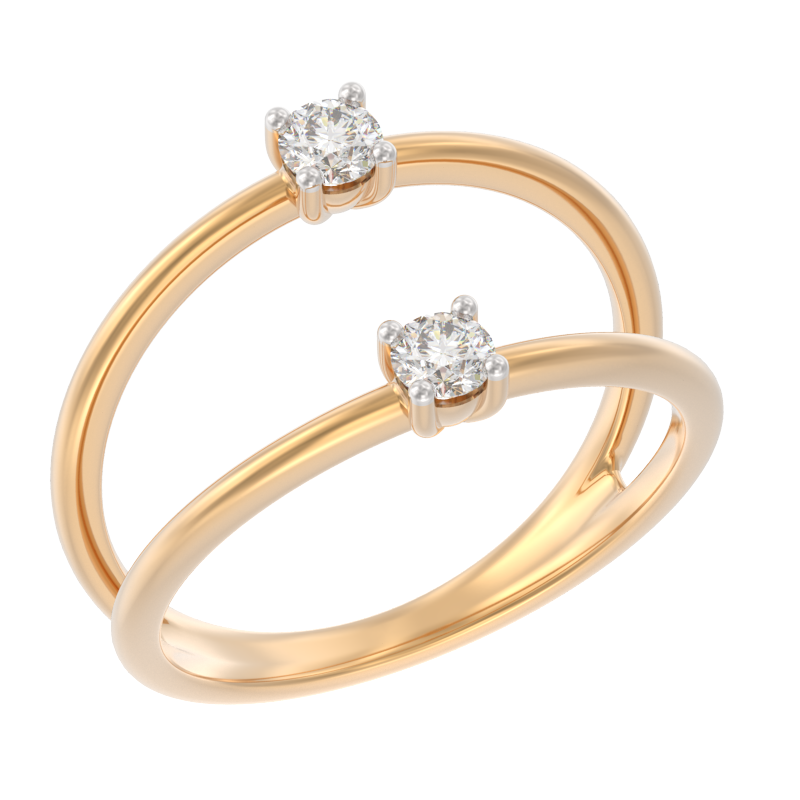 Кольцо из золота с камнем Фианит фото, цены