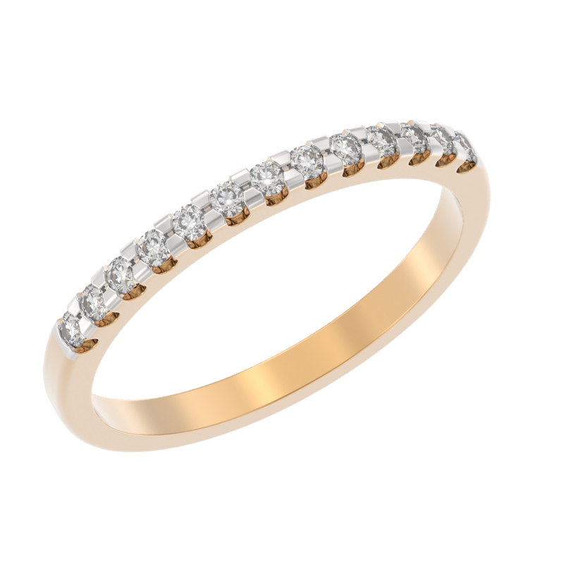 Кольцо из золота с камнем Фианит фото, цены