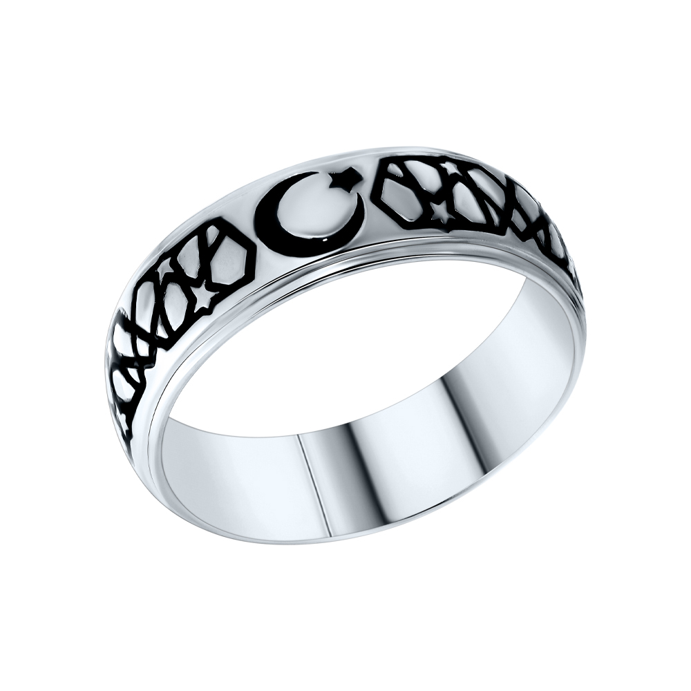 Кольцо из серебра с камнем вставками эмали фото, цены