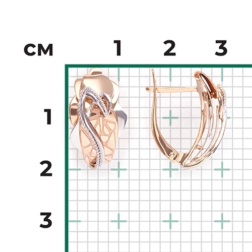 Серьги из золота без вставок фото, цены