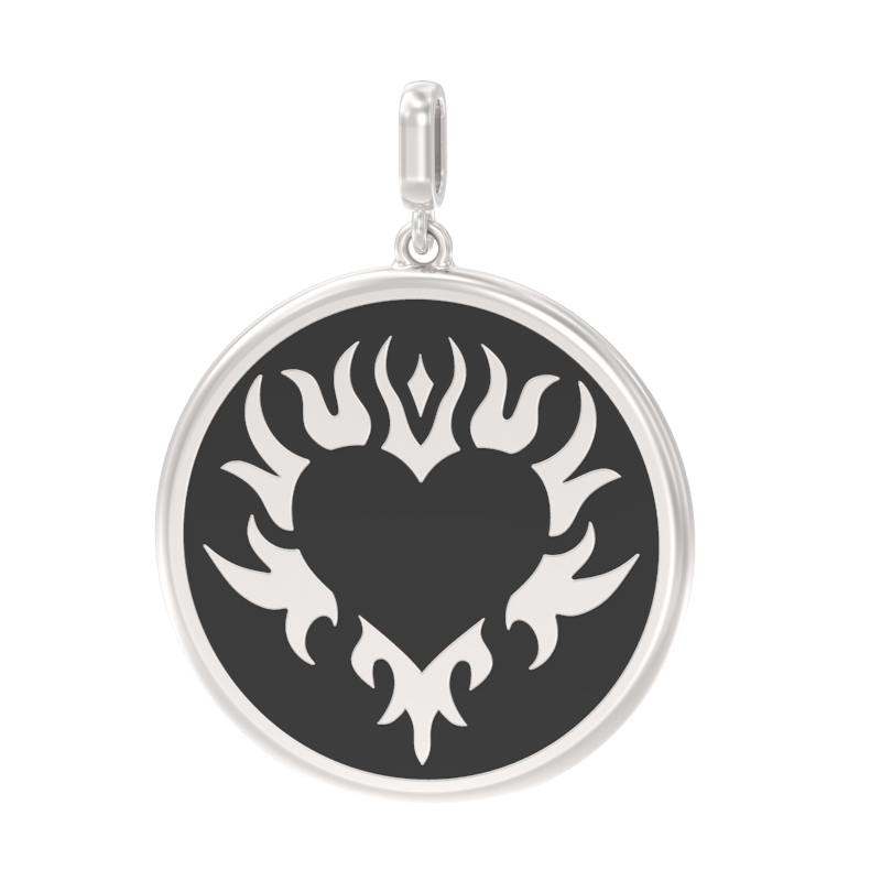 Кулон из серебра с камнем вставками эмали фото, цены