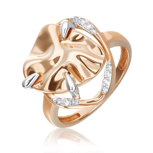 Кольцо из золота с камнем Топаз фото, цены