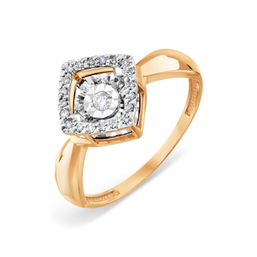 Кольцо из золота с камнем Бриллиант,  фото, цены