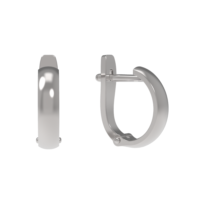 Серьги из серебра без вставок фото, цены