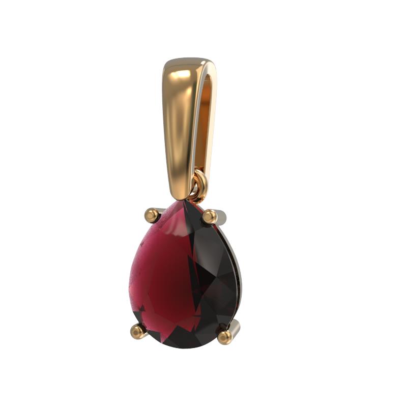 Кулон из золота с камнем Сапфир фото, цены