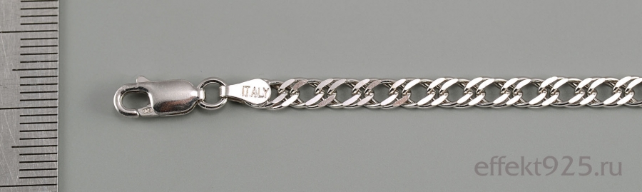 Цепь из серебра с камнем  фото, цены