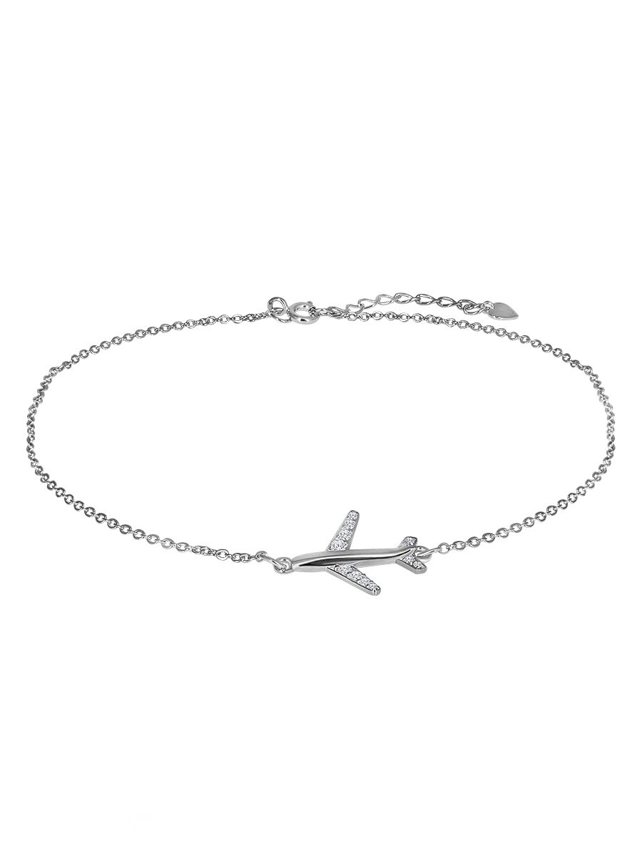 Браслет из серебра с камнем Фианит фото, цены