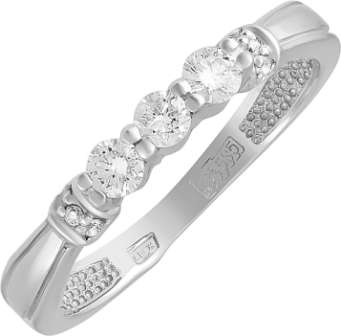 Кольцо из золота с камнем Бриллиант фото, цены