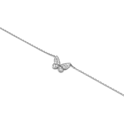 Колье из серебра с камнем Фианит фото, цены