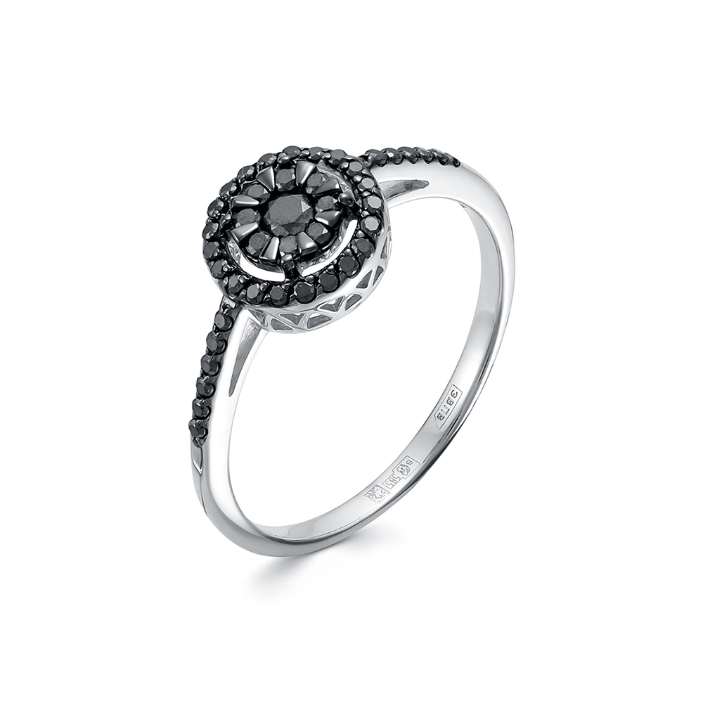 Кольцо из золота с камнем Бриллиант фото, цены