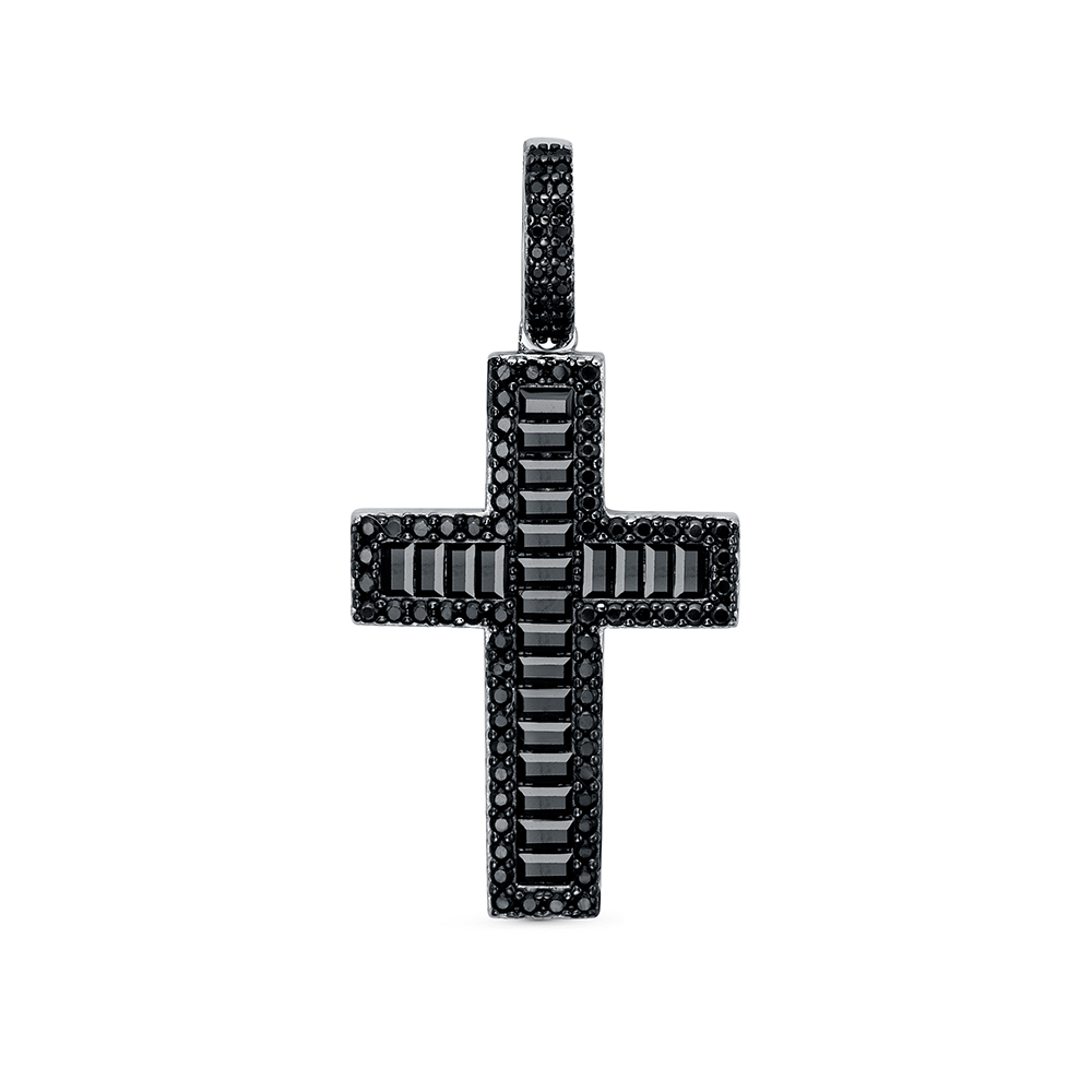 Колье из серебра с камнем Шпинель фото, цены