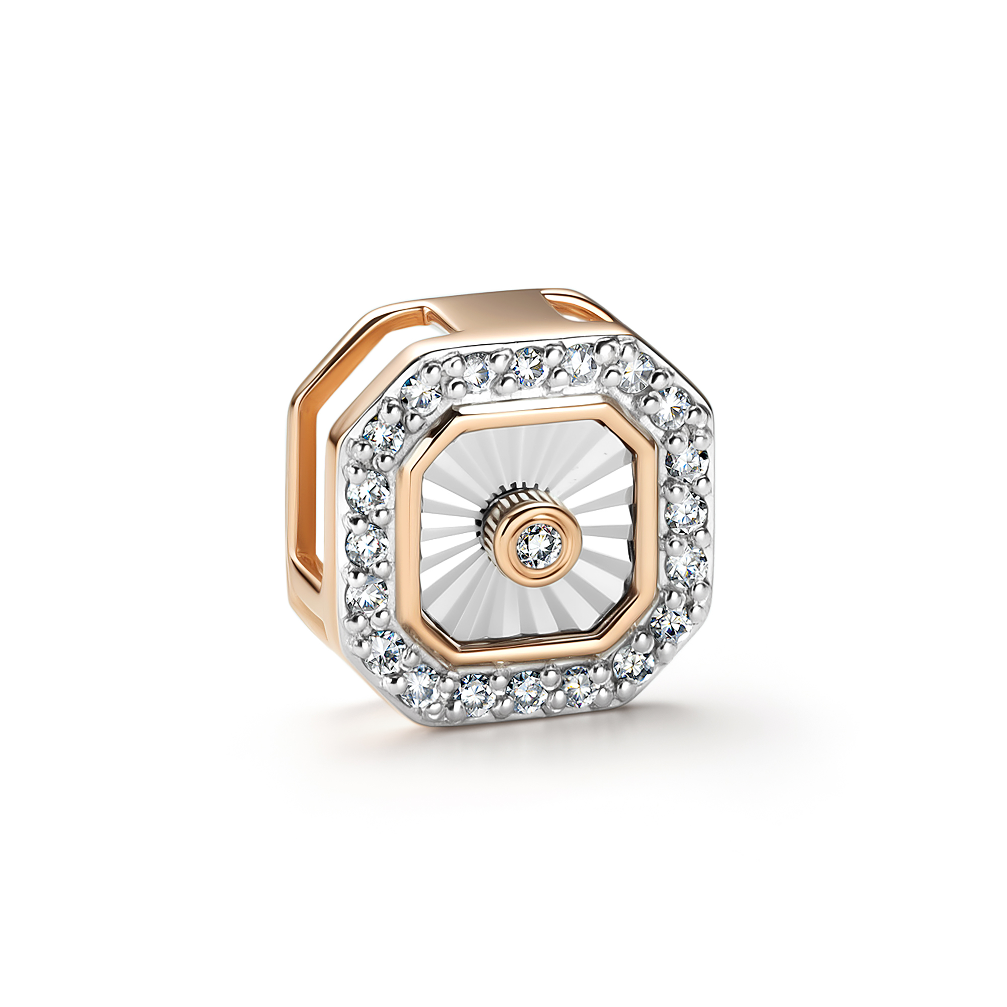 Подвеска из золота с камнем Бриллиант фото, цены