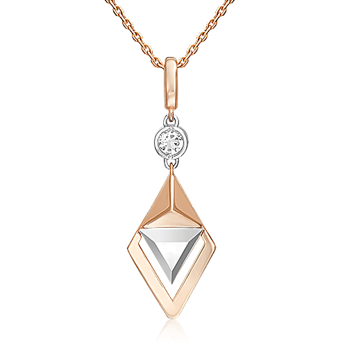 Подвеска из золота с камнем Топаз фото, цены