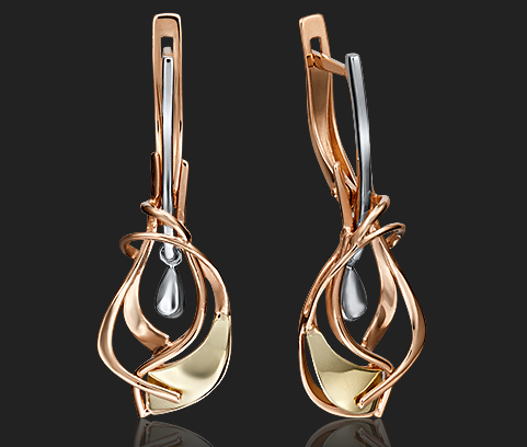 Серьги из золота фото, цены