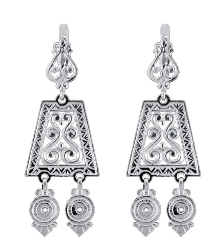 Серьги из серебра фото, цены