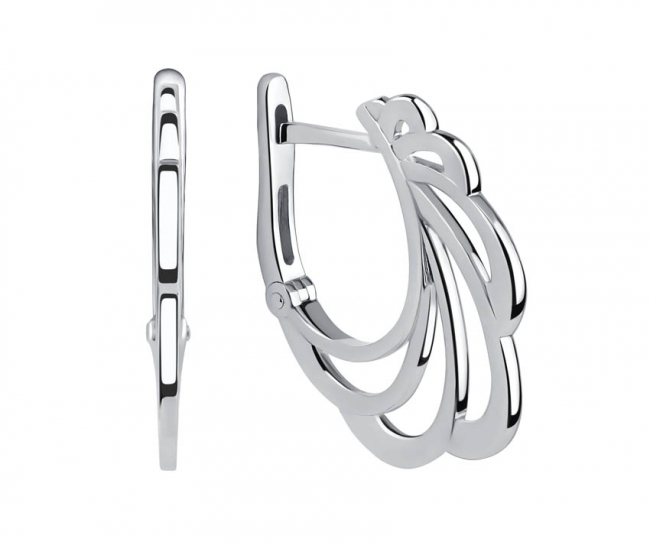 Серьги из серебра фото, цены