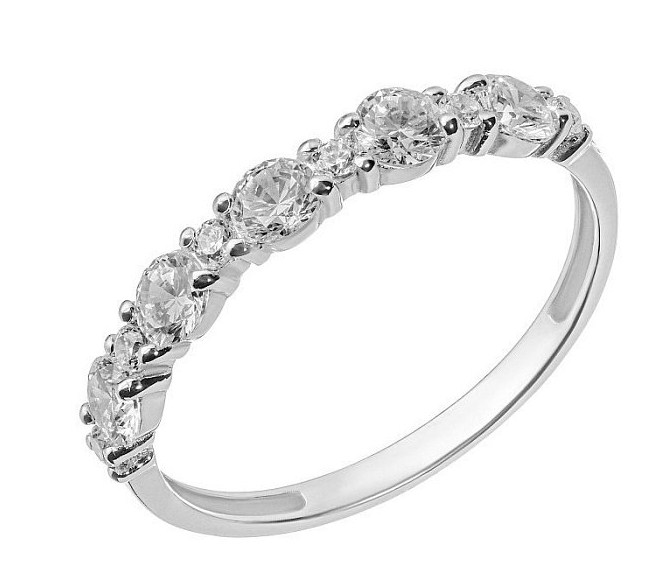 Кольцо из серебра с камнем Фианит фото, цены