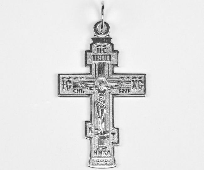 Крест из серебра фото, цены