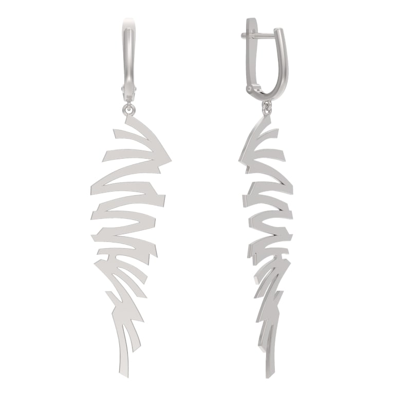 Серьги из серебра фото, цены