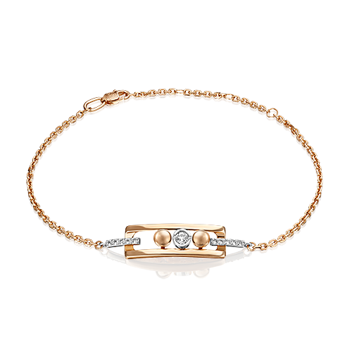 Браслет из золота с камнем Топаз фото, цены