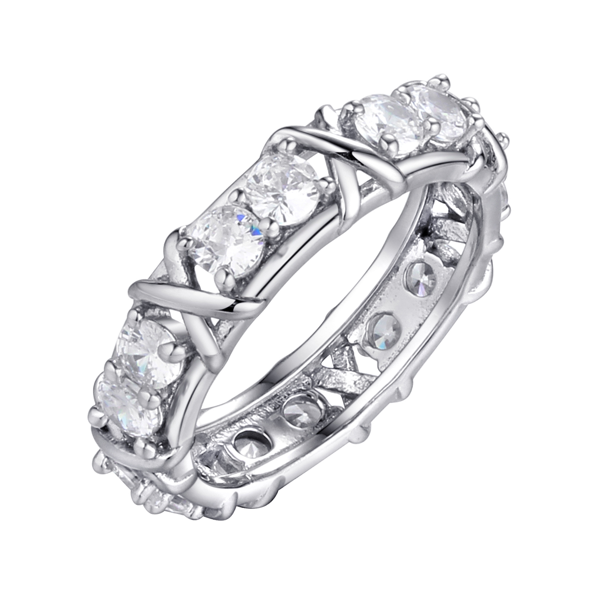 Кольцо из серебра с камнем Фианит фото, цены