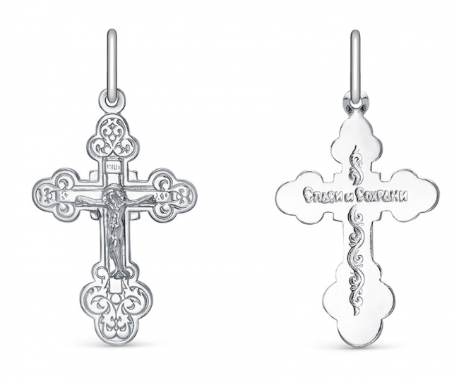Крест из серебра фото, цены