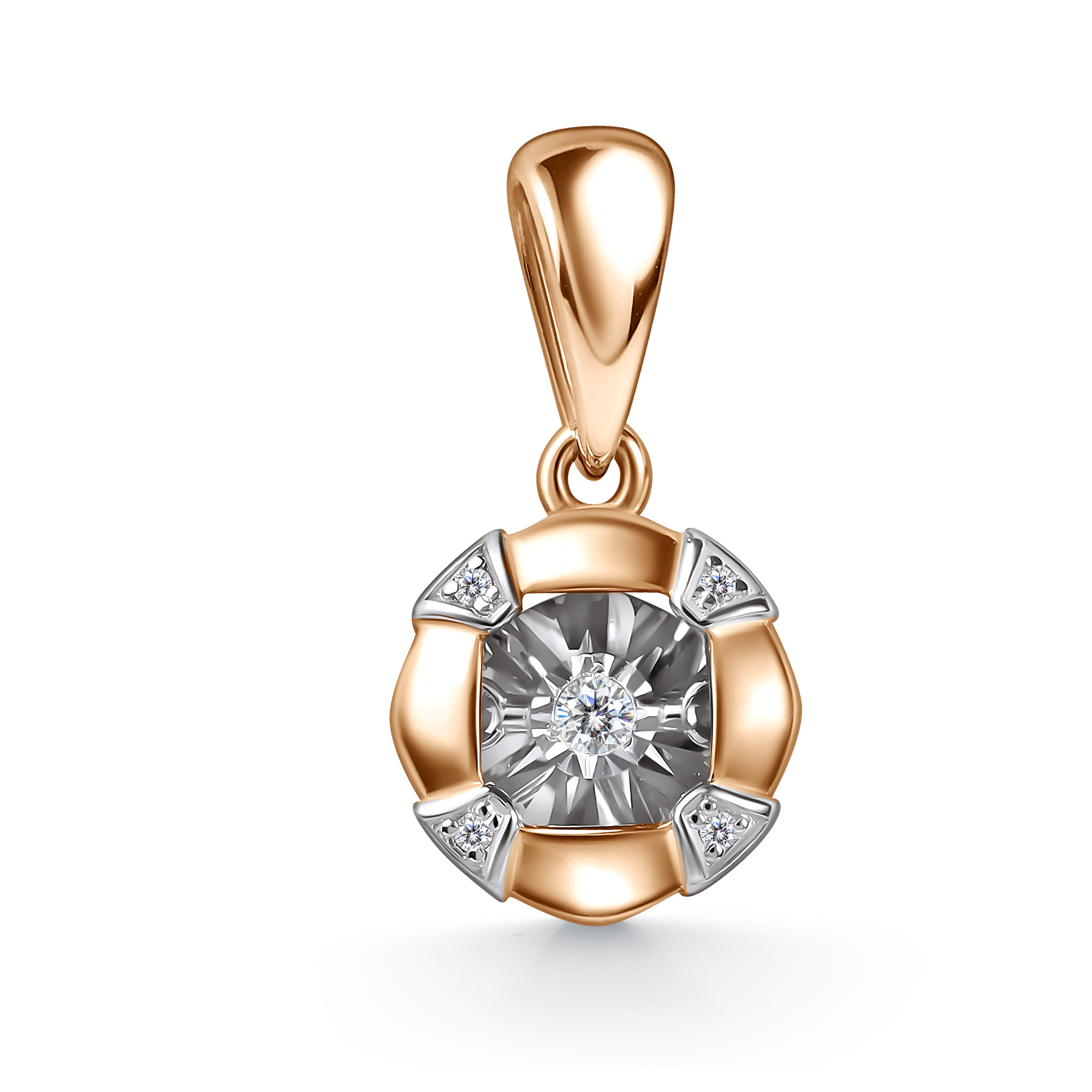 Подвеска из золота с камнем Бриллиант,  фото, цены