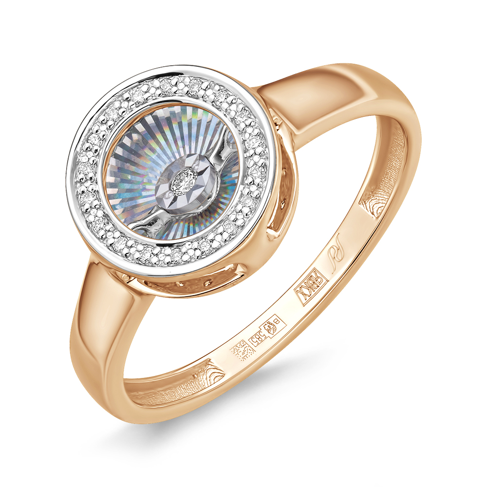 Кольцо из золота с камнем Бриллиант,  фото, цены